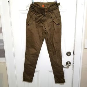Hugo Boss Orange Cargo 100% Cotton Pants. Size: 4.